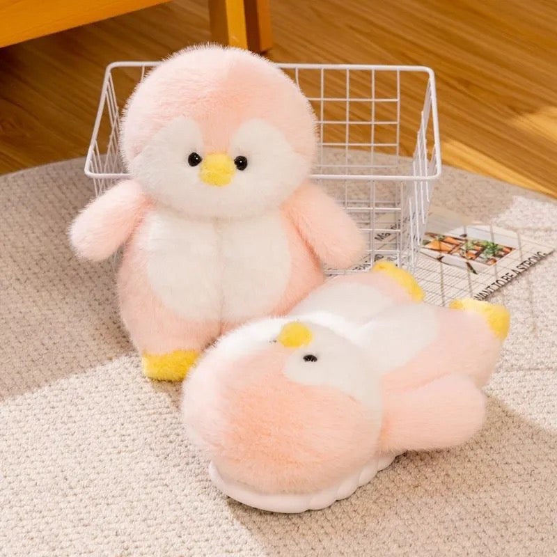 Complete Adorable Penguin Plush Slippers!