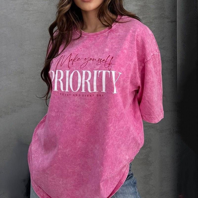 "PRIORITY" Motivational T-Shirt