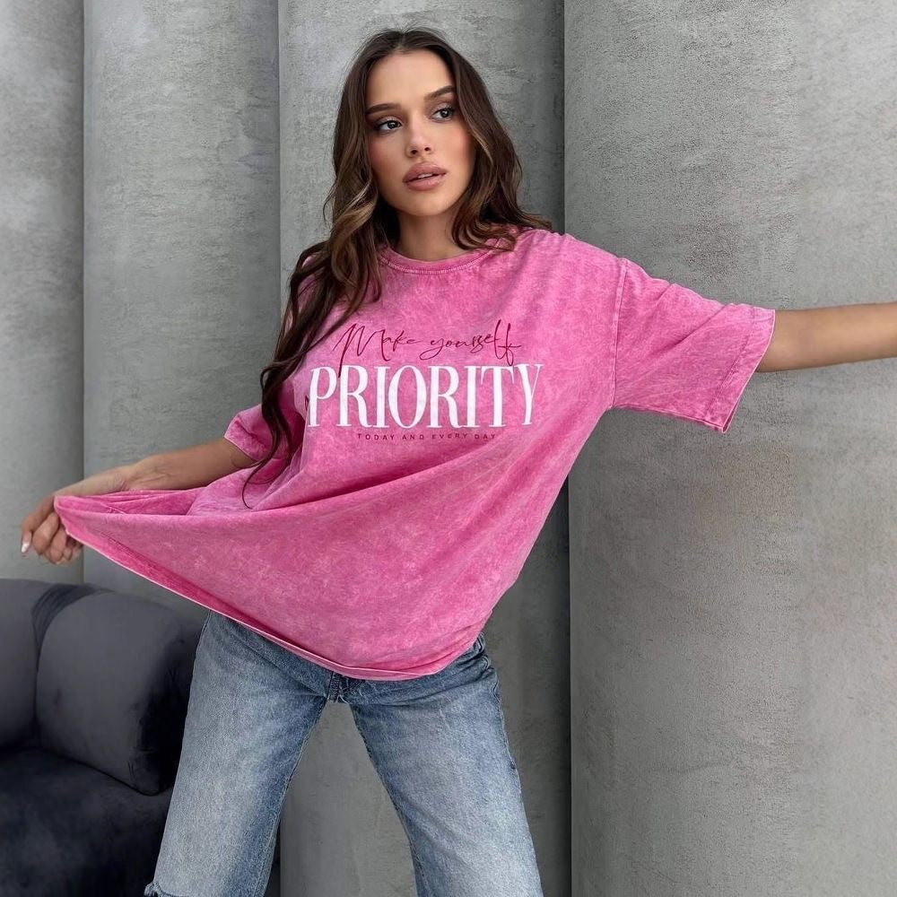 "PRIORITY" Motivational T-Shirt