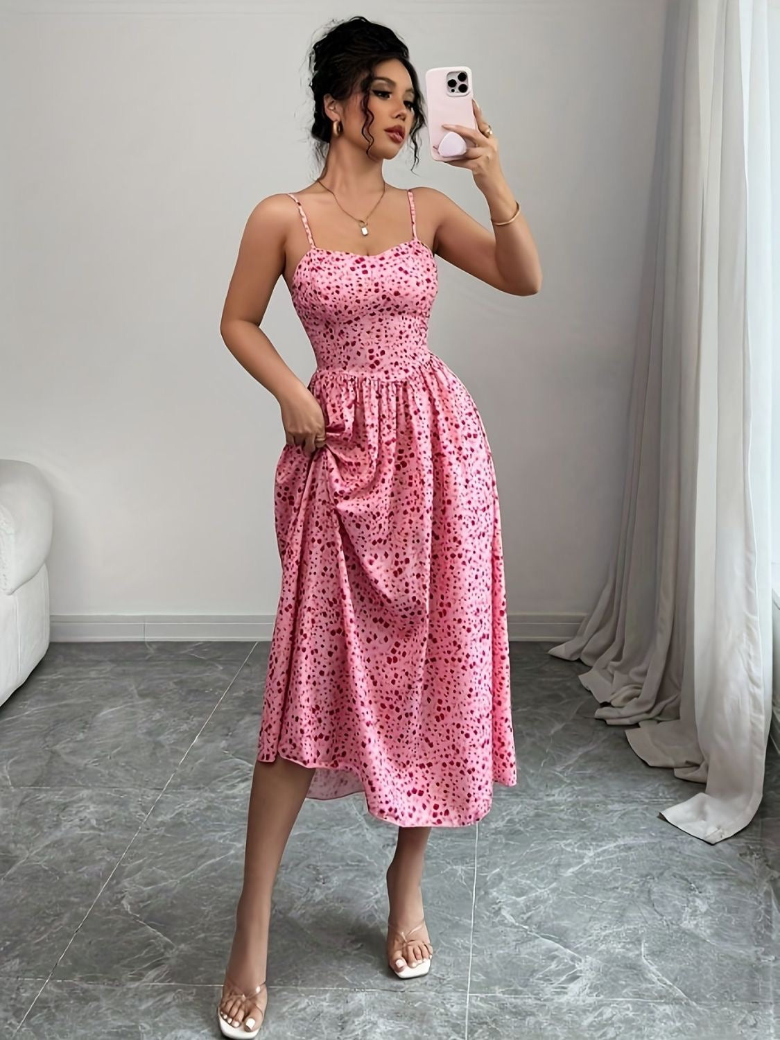 Blossom Elegance Pink Dress 🌸