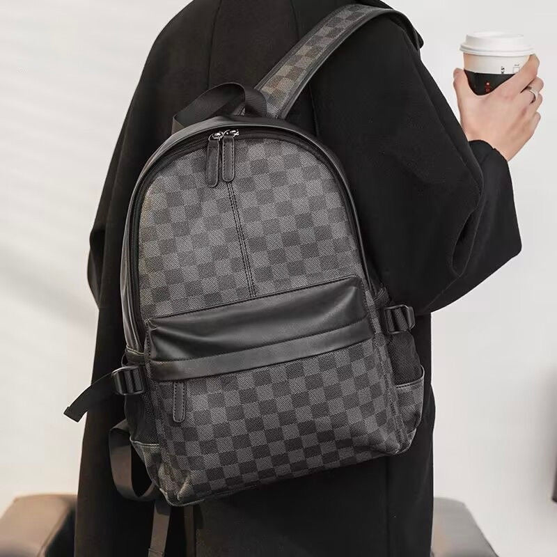 Classic Check Pattern Laptop Bag