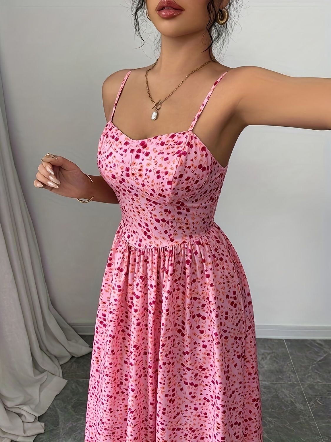 Blossom Elegance Pink Dress 🌸