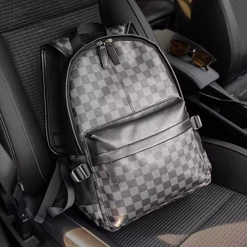 Classic Check Pattern Laptop Bag