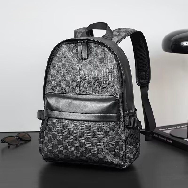 Classic Check Pattern Laptop Bag