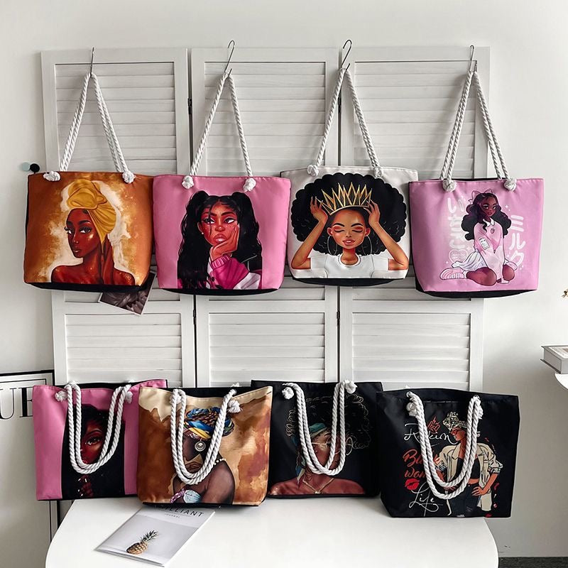 The Black Woman Life Tote Bag Collection 🌟