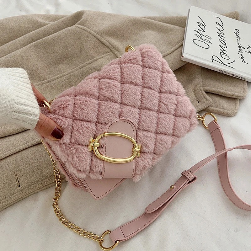 Luxe Faux Fur Handbag Collection