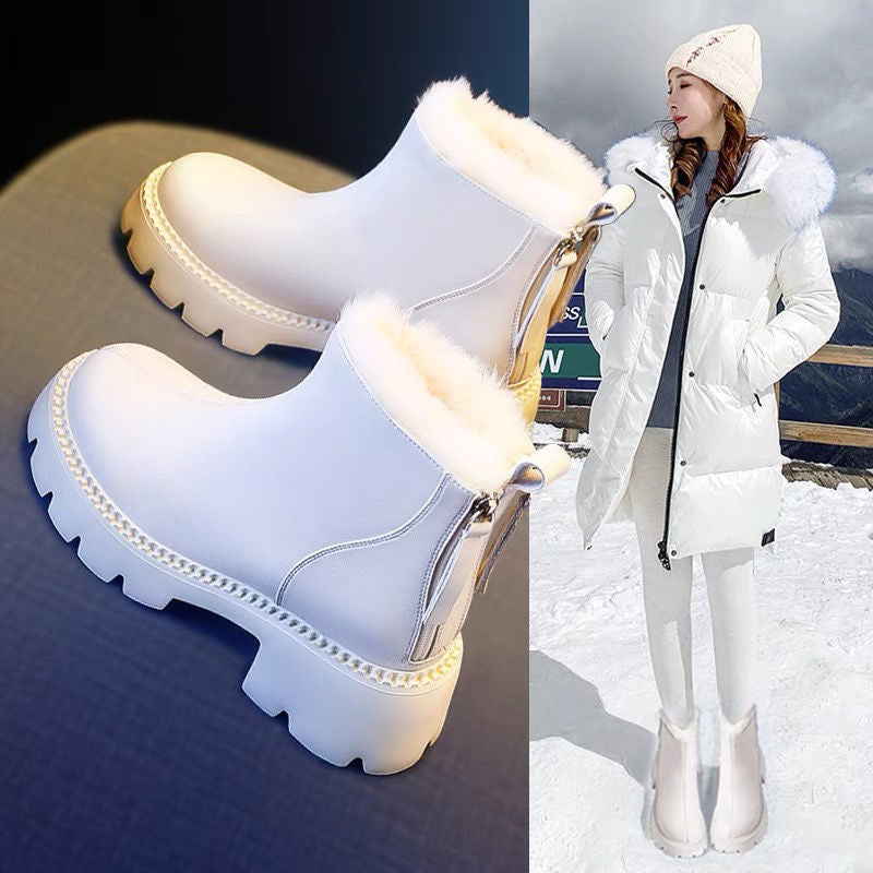 Graphing Collection Faux Fur-Lined Boot