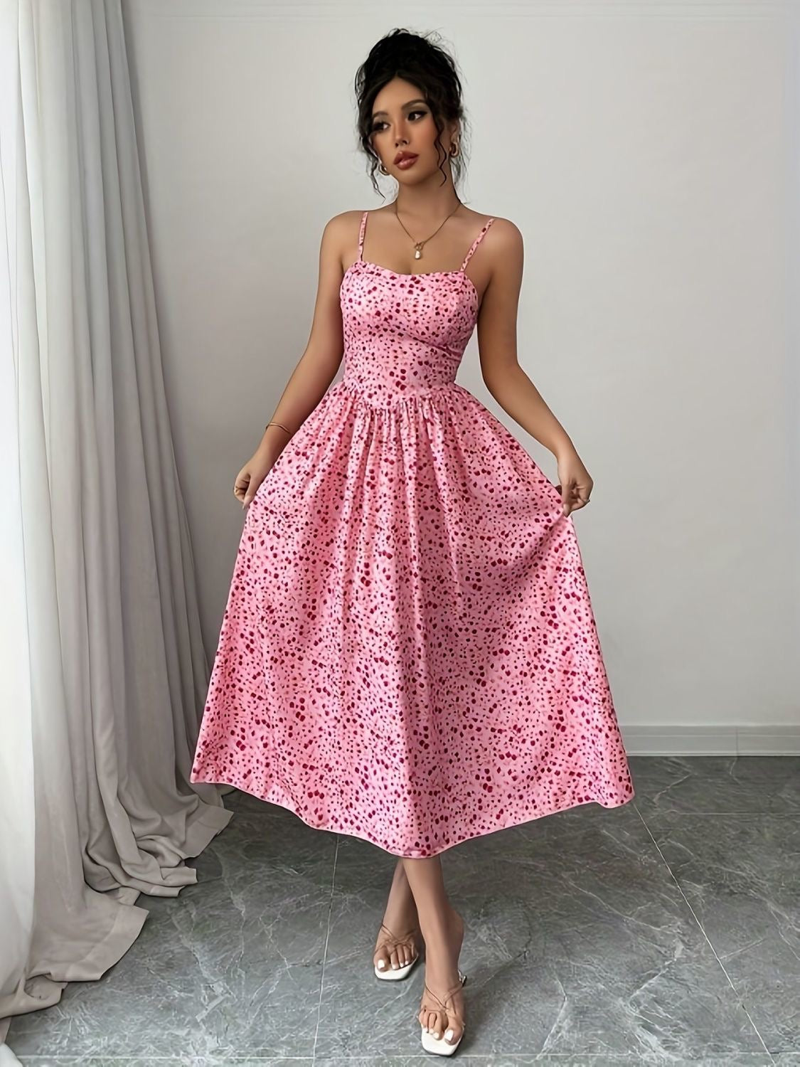 Blossom Elegance Pink Dress 🌸