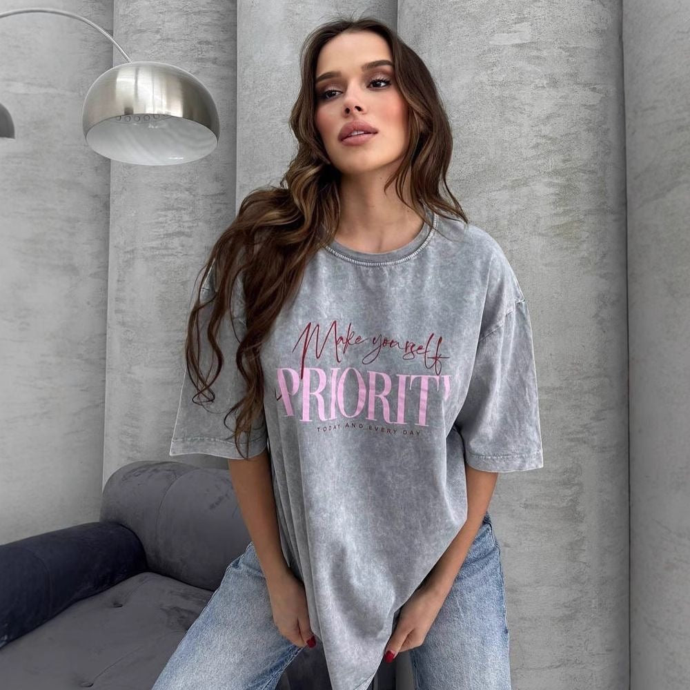 "PRIORITY" Motivational T-Shirt