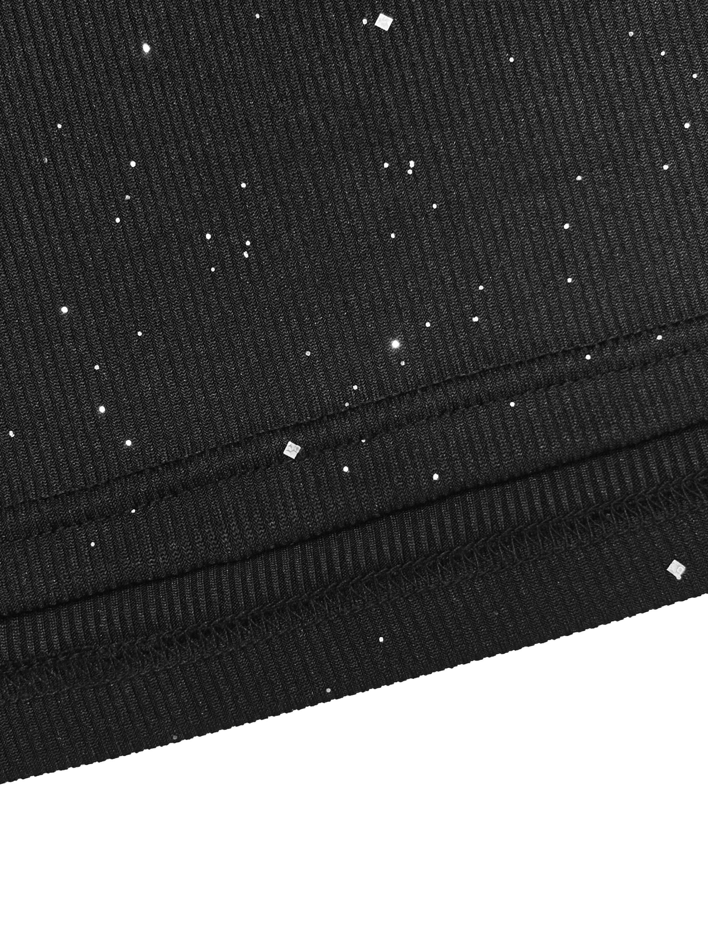 Black Starlet Sequin Dress