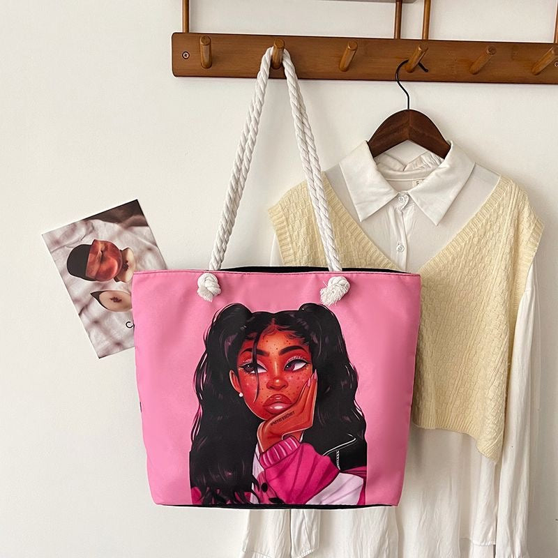 The Black Woman Life Tote Bag Collection 🌟