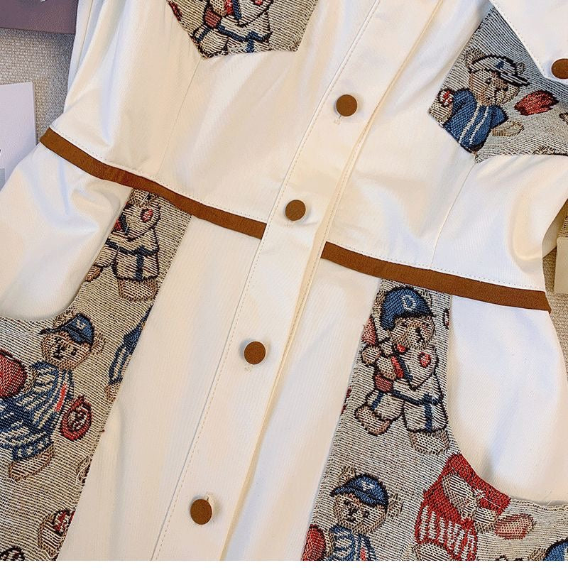 Whimsical Charm Shirt Dress – Playful Elegance Redefined