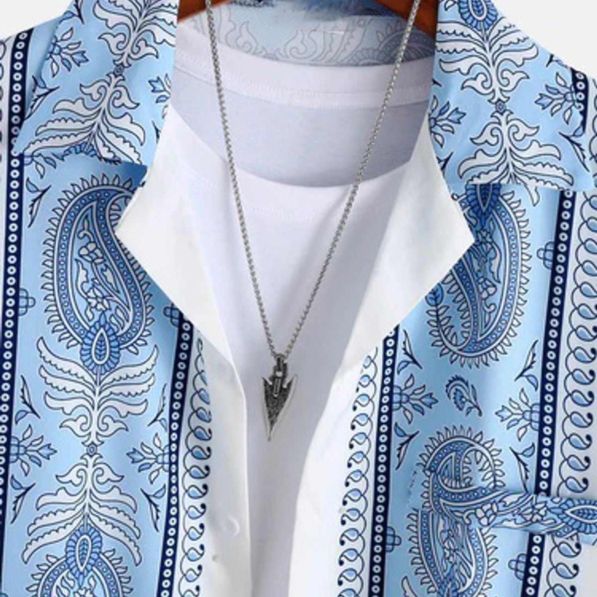 🌴 Men’s Paisley Print Short-Sleeve Shirt🌴