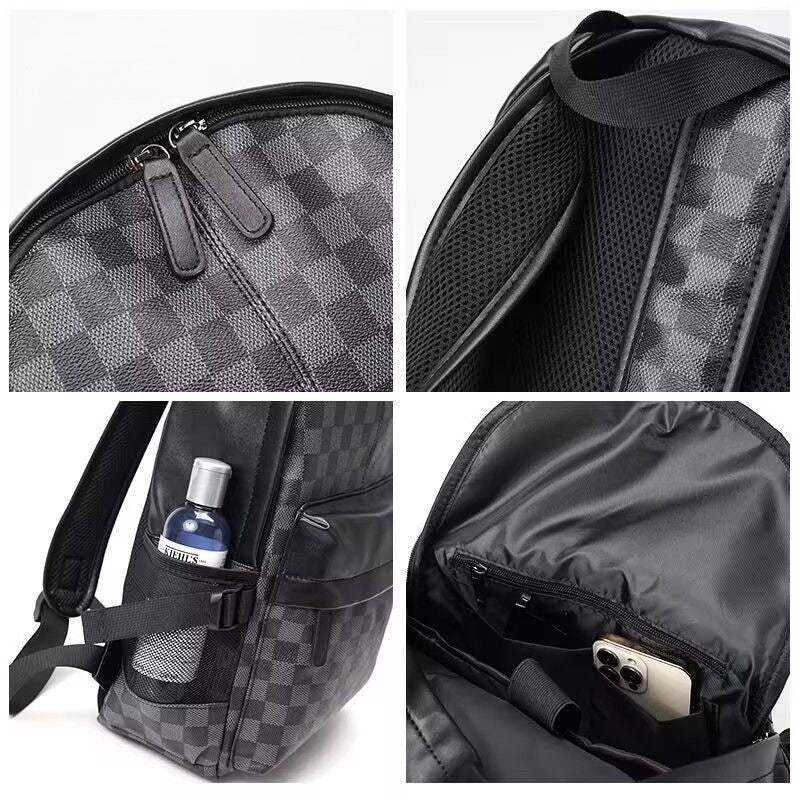 Classic Check Pattern Laptop Bag