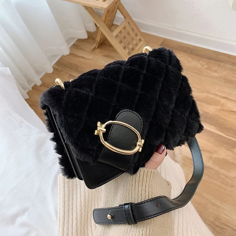 Luxe Faux Fur Handbag Collection